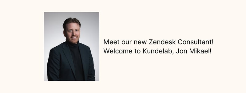 New employee in Kundelab – Welcome Jon Mikael!