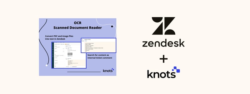 OCR Reader for Zendesk: Automatisk transkripsjon av skannede dokumenter, søkbar informasjon, økt nøyaktighet, tidsbesparelse og glade agenter.